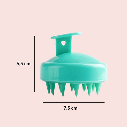 Brosse massante pour cuir chevelu – Soin doux & stimulant